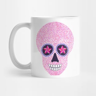 Day of the Dead Skull Pink Mug